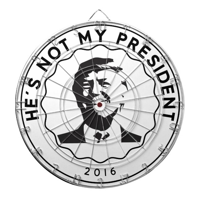 Donald Trump ist nicht mein Präsident Dartscheibe (vorne)