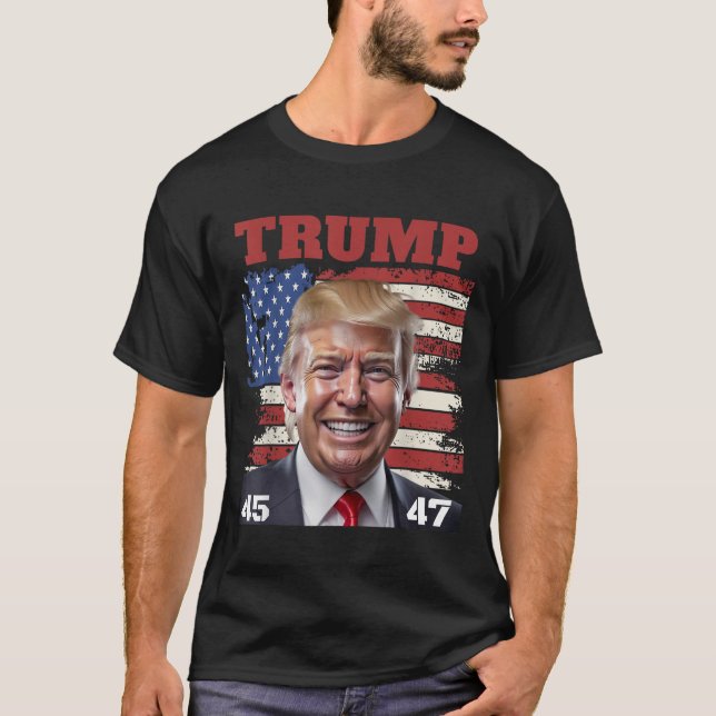 Donald Trump J.D. Vance Nimm Amerika zurück T-Shirt (Vorderseite)