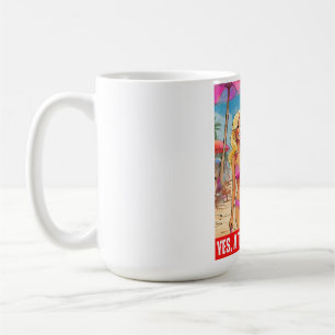 DONALD TRUMP - JA, ICH BIN EIN TRUMP-MÄDCHEN KAFFEETASSE