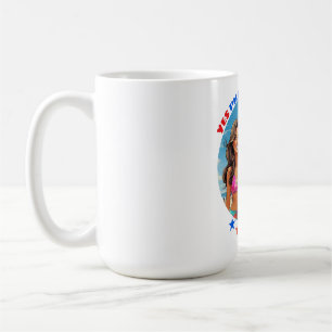 DONALD TRUMP - JA, ICH BIN EIN TRUMP-MÄDCHEN KAFFEETASSE