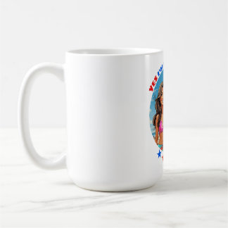 DONALD TRUMP - JA, ICH BIN EIN TRUMP-MÄDCHEN KAFFEETASSE