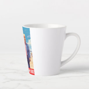 DONALD TRUMP - JA, ICH BIN EIN TRUMP-MÄDCHEN MILCHTASSE