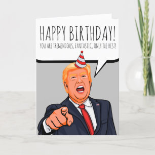 Donald Trump : Joyeux Carte de remerciements d'ann