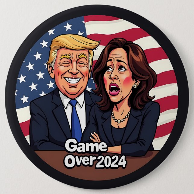 Donald Trump Kamala harris Button (Vorderseite)