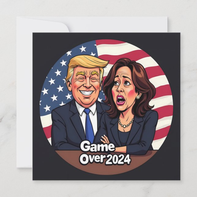 Donald Trump Kamala harris Einladung (Vorderseite)