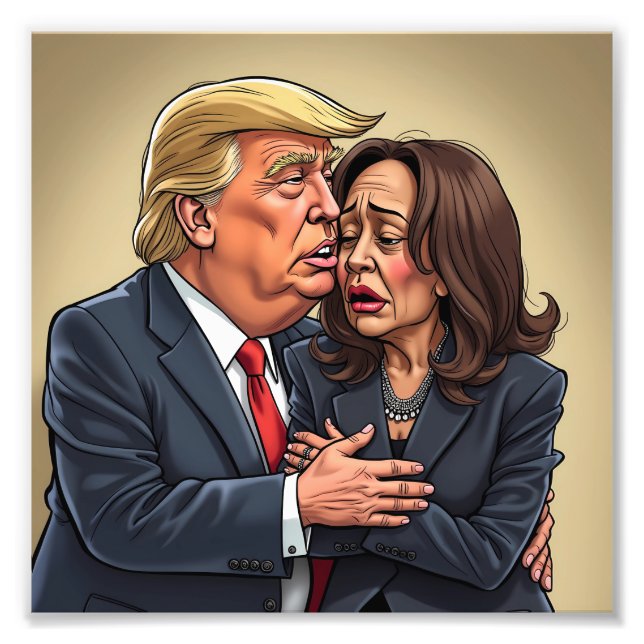Donald Trump Kamala harris Fotodruck (Vorne)