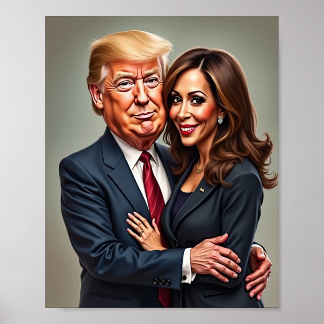 Donald Trump Kamala harris Poster (Vorne)