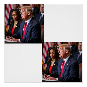 Donald Trump & Kamala Harris Poster