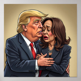 Donald Trump Kamala harris Poster