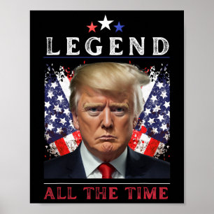 Donald Trump Kampf am Tag der Amtseinführung 2025 Poster