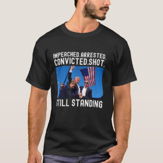 Donald Trump kämpft 2024 für die US-Flag-Wahl T-Shirt