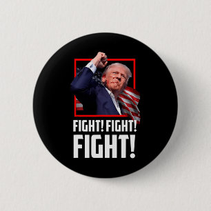 Donald Trump kämpft gegen Anhänger der Kämpfe am Button