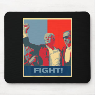 Donald Trump kämpft gegen Artwork und Starke USA Mousepad