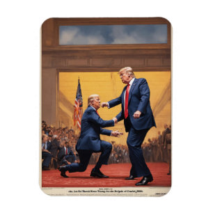 Donald Trump kämpft gegen einen schwachen Gegner J Magnet