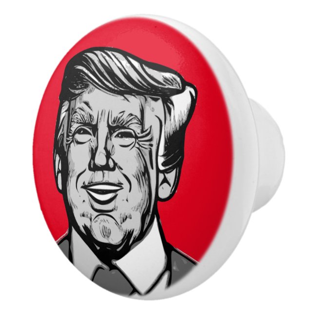 DONALD TRUMP KERAMIKKNAUF (Rechts)