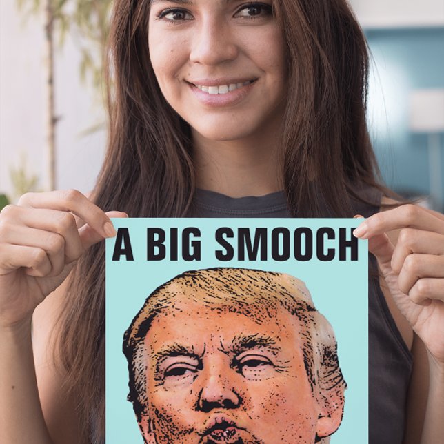 DONALD TRUMP KISS CARTES D'ANNIVERSAIRE (Créateur téléchargé)