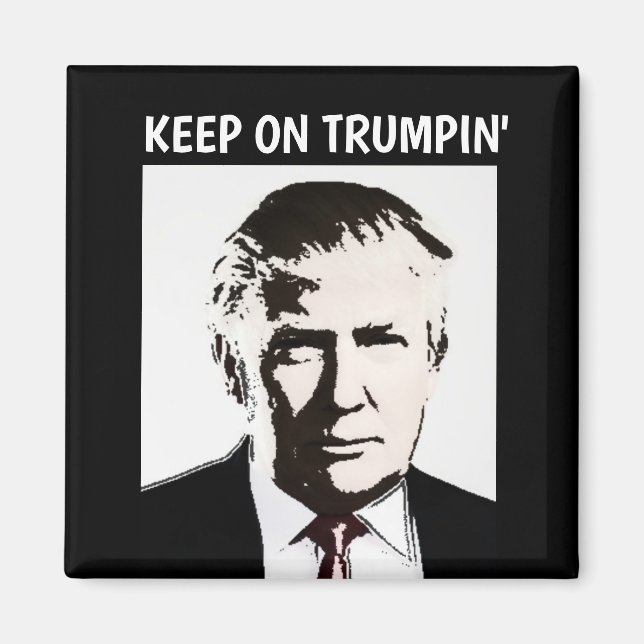 DONALD TRUMP KÜHLSCHRANKMAGNETE, Funny Magnet (Vorne)