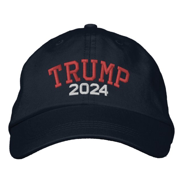 Donald Trump - kühne klassische Kampagne 2024 Bestickte Baseballkappe (Vorderseite)