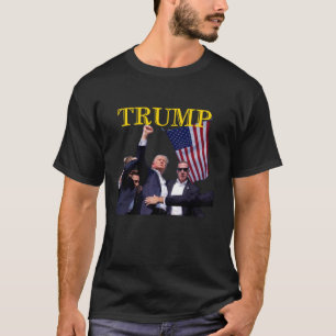 Donald Trump Kundgebung 2024 überlebte Assassin T-Shirt