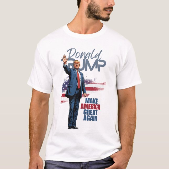 Donald Trump macht Amerika wieder groß im Shirt (Vorderseite)