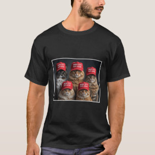 Donald Trump macht Cats wieder sicher Red Hat 2024 T-Shirt