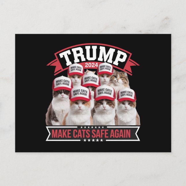 Donald Trump macht die Debatte 2024 wieder für Sic Postkarte (Vorderseite)