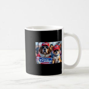 Donald Trump Macht Hunde Wieder Sicher Rote Mütze  Kaffeetasse
