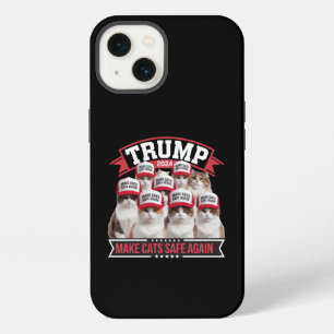 Donald Trump macht Katzen wieder sicher 2024 Debat iPhone Hülle