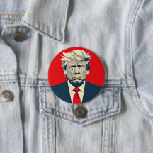 Donald Trump MAGA Red & Navy Car Magent