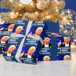 DONALD TRUMP MAGA WENIG FRÜHSTÜCKSBUCH GESCHENKPAPIER