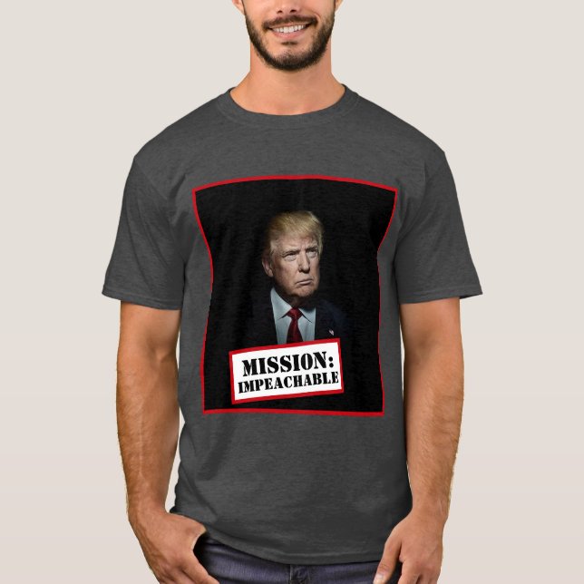 Donald Trump — Mission: undurchführbar T-Shirt (Vorderseite)