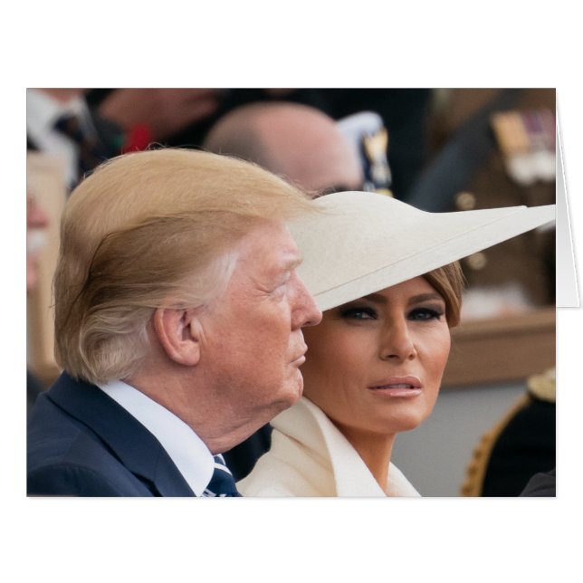 Donald Trump mit First Lady Melania (Vorderseite (Horizontal))
