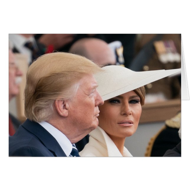 Donald Trump mit First Lady Melania (Vorderseite (Horizontal))