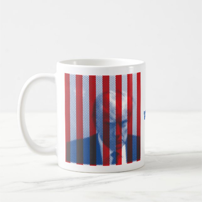 Donald Trump Mug Shot Mug (Gauche)