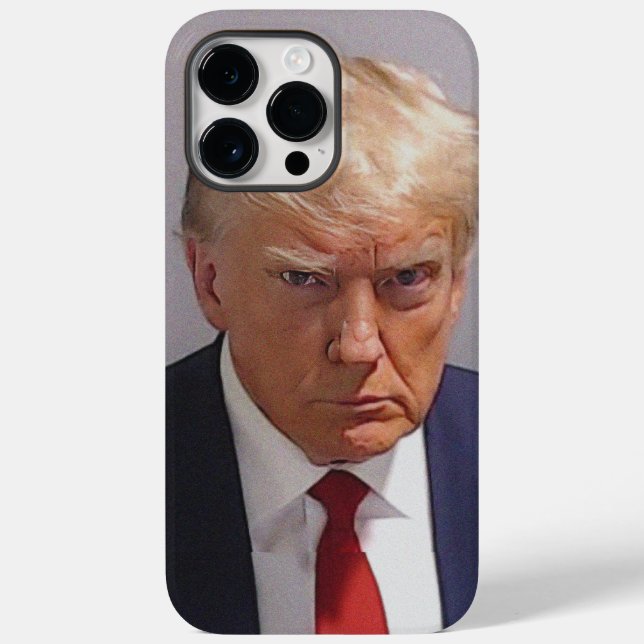 Donald Trump Mugshot 2024 Case-Mate iPhone 14 Pro Max Hülle (Rückseite)