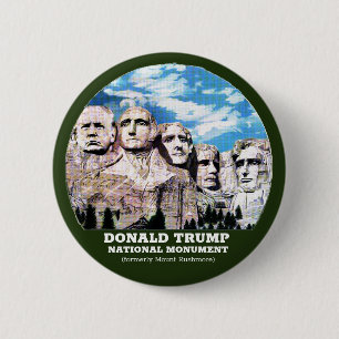 Donald Trump-Nationaldenkmal Button