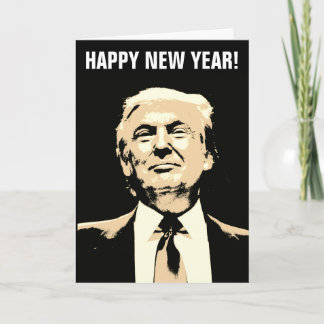 DONALD TRUMP NEUJAHRSGRUSSKARTE 2026 FEIERTAGSKARTE