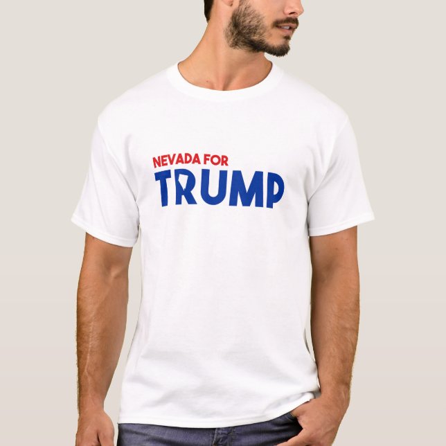 Donald Trump: Nevada für Trump T-Shirt (Vorderseite)