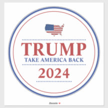 Donald Trump nimmt die Wahlen 2024 zurück