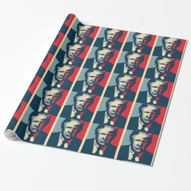 Donald Trump Nope Geschenkpapier (Ungerollt)