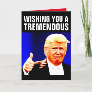 DONALD TRUMP NOUVELLES ANNÉES CARTES DE RECONNAISS