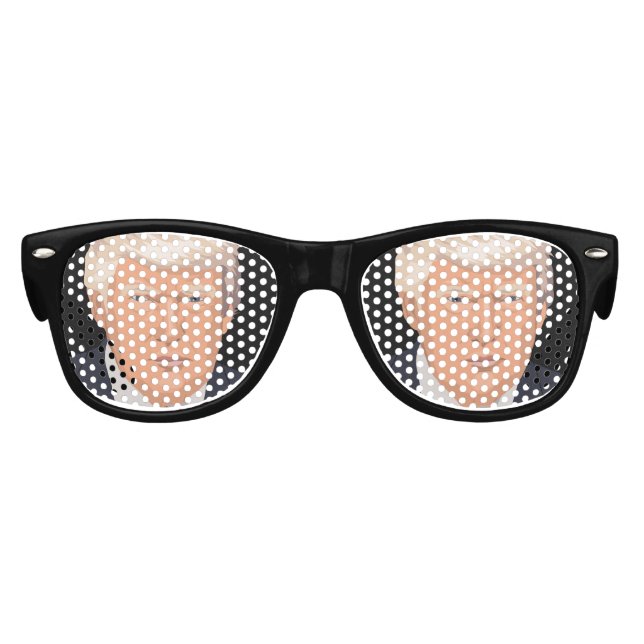 DONALD TRUMP NOVELTY FUNNY Party Lunettes de solei (Devant)