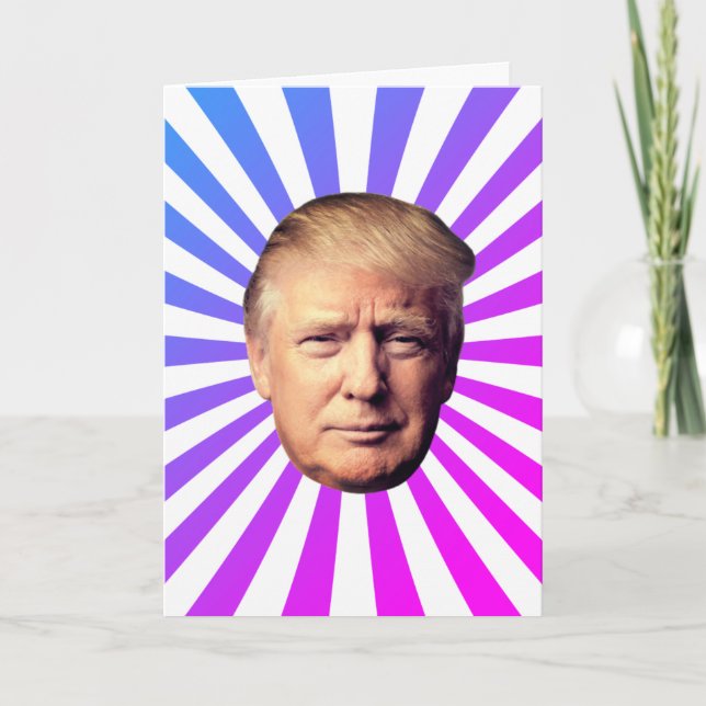 DONALD TRUMP OBTENEZ UNE CARTE BIEN SURTAILLÉE (Devant)