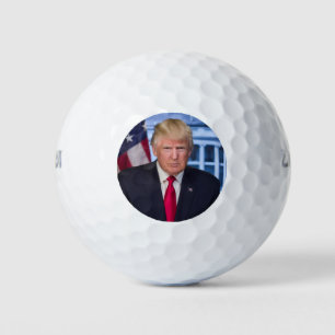 Donald Trump Offizielles Präsidentenportrait Golfball