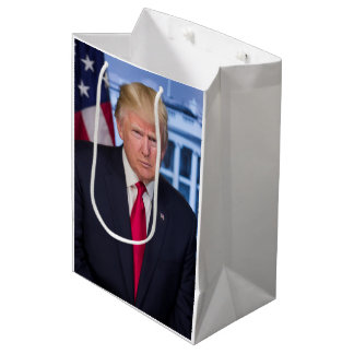 Donald Trump Offizielles Präsidentenportrait Mittlere Geschenktüte