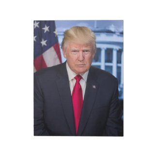Donald Trump Offizielles Präsidentenportrait Notizblock