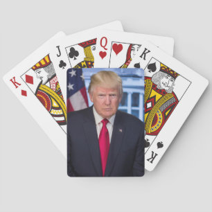 Donald Trump Offizielles Präsidentenportrait Spielkarten