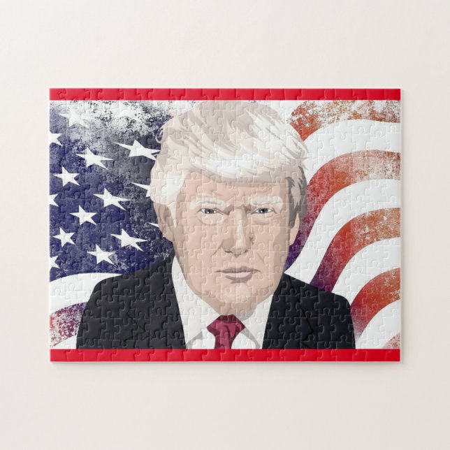 DONALD TRUMP PATRIOTIC (Horizontal)