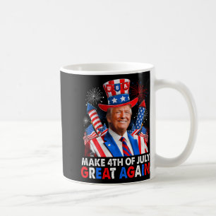 Donald Trump Patriotic Feuerwerk machen 4. Juli G Kaffeetasse