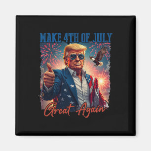 Donald Trump Patriotisches Feuerwerk macht 4. Juli Magnet